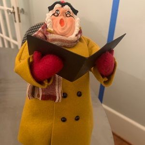 Simpich signed Character Doll man in yellow coat